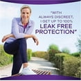 thumbnail image 2 of Always Discreet Boutique Incontinence & Postpartum Incontinence Underwear for Women, Large, 36 Count, FSA HSA Eligible, Maximum Protection, Disposable (18 Count, Pack of 2 - 36 Count Total), 2 of 4