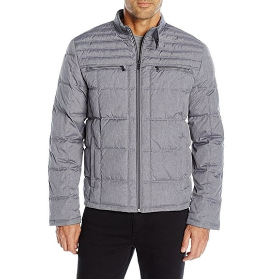 Calvin Klein NEW Gray Battleship Mens Size Large L Puffer Jacket