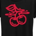 thumbnail image 3 of Instant Message - Bold Distorted Cherries - Women's Short Sleeve Graphic T-Shirt, 3 of 6