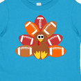 thumbnail image 4 of Inktastic Thanksgiving Cute Football Turkey Boys or Girls Toddler T-Shirt, 4 of 5