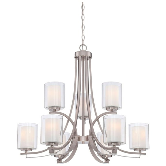 Minka Lavery - Parsons Studio - Chandelier 9 Light in Transitional Style - 28.5