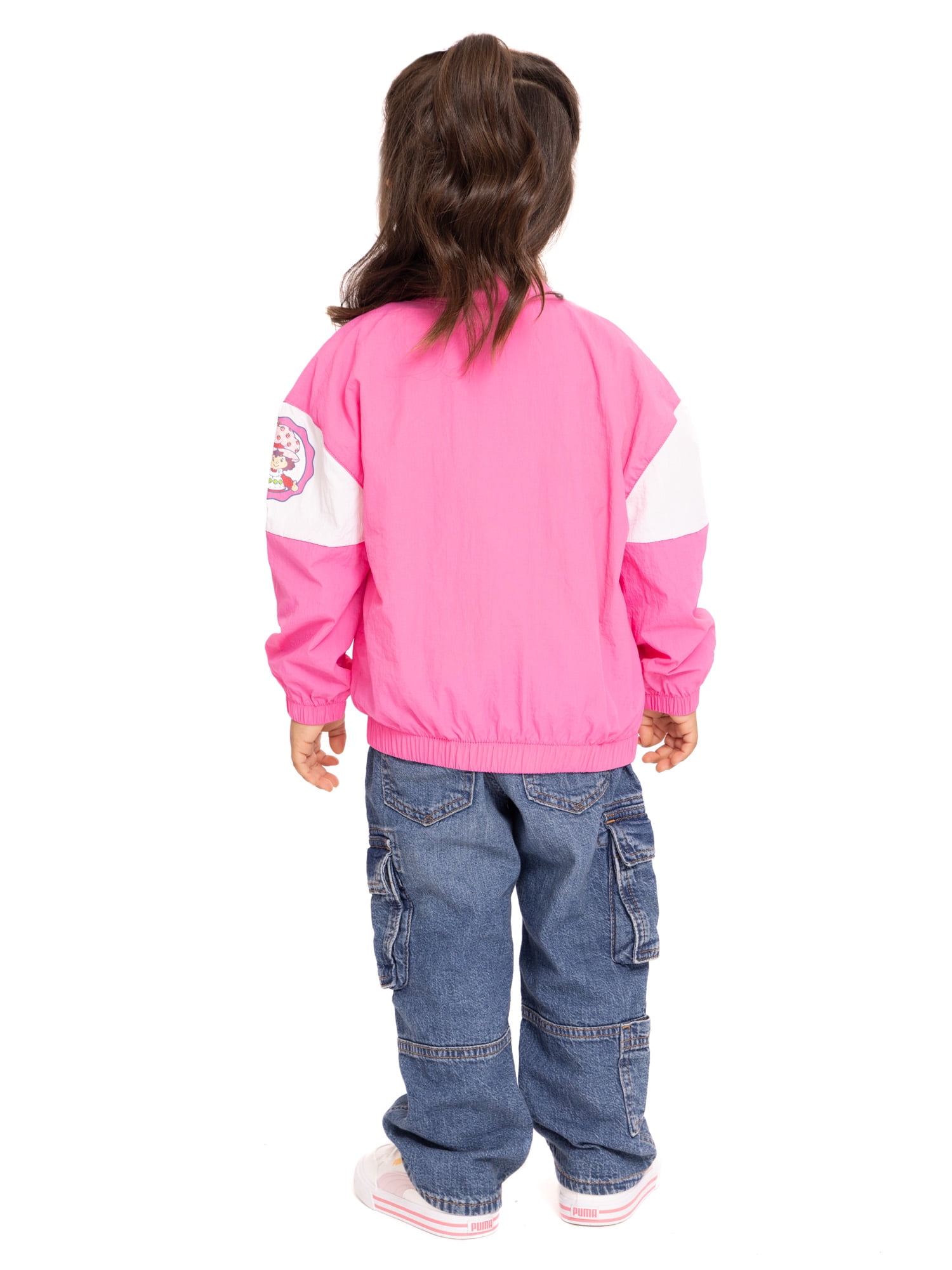 Strawberry Shortcake Toddler Full Zip Jacket with Long Sleeves, Sizes 12M-5T