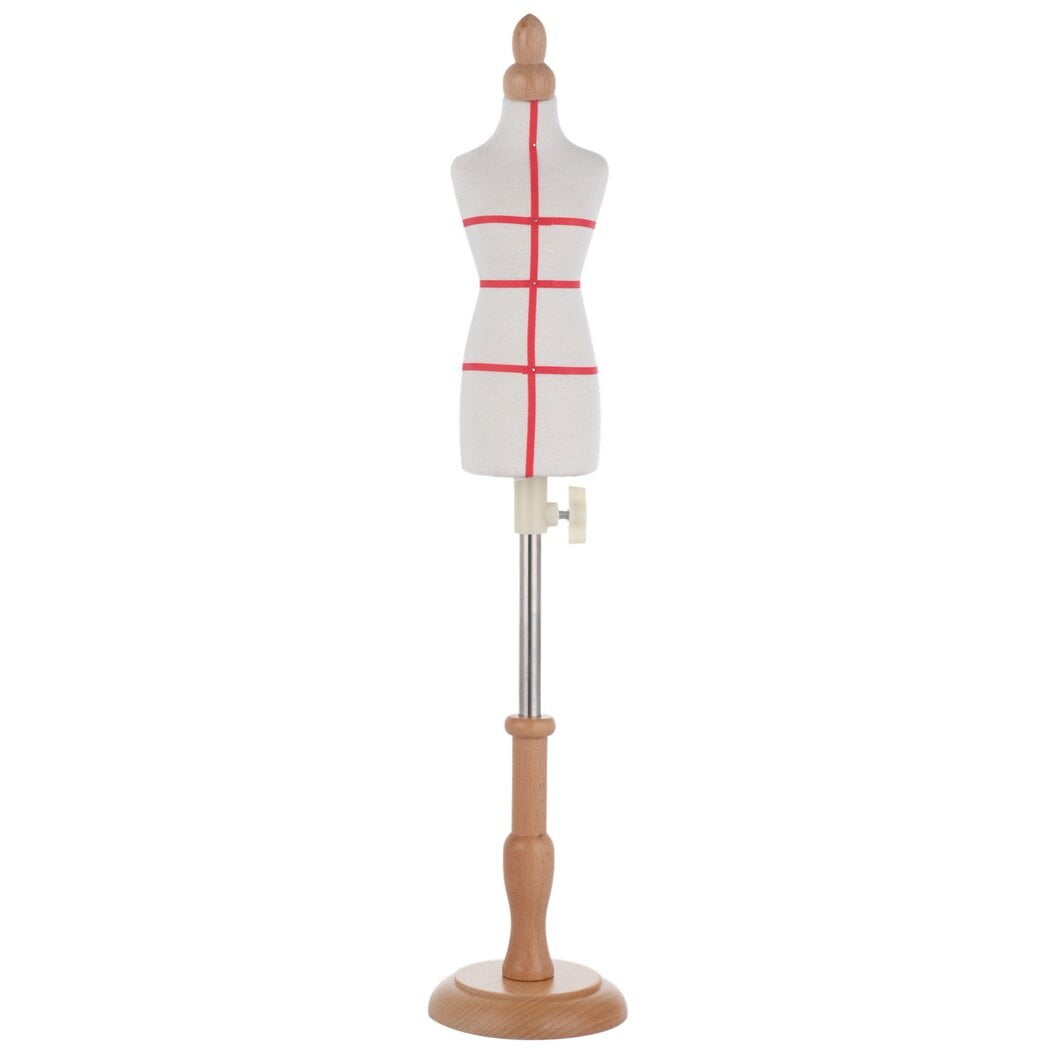 Sewing Dress Form, Mini Tailor Form with Adjustable Height