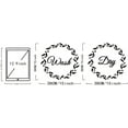 thumbnail image 4 of 1Set 2 Sheets Set Wash Dry Quotes Wall Stickers Laundry Decor Vinyl Wall Decor Stickers DIY Saying Wall Art Decal Sticker Home Decoration for Laundry Bathroom Black 15Inchx15Inch, 4 of 6