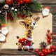 thumbnail image 1 of Colgantes Decorativos de Acrílico 2D con Animales Navideños para Espejo Retrovisor de Coche, Ideales para Decoraciones Navideñas., 1 of 6