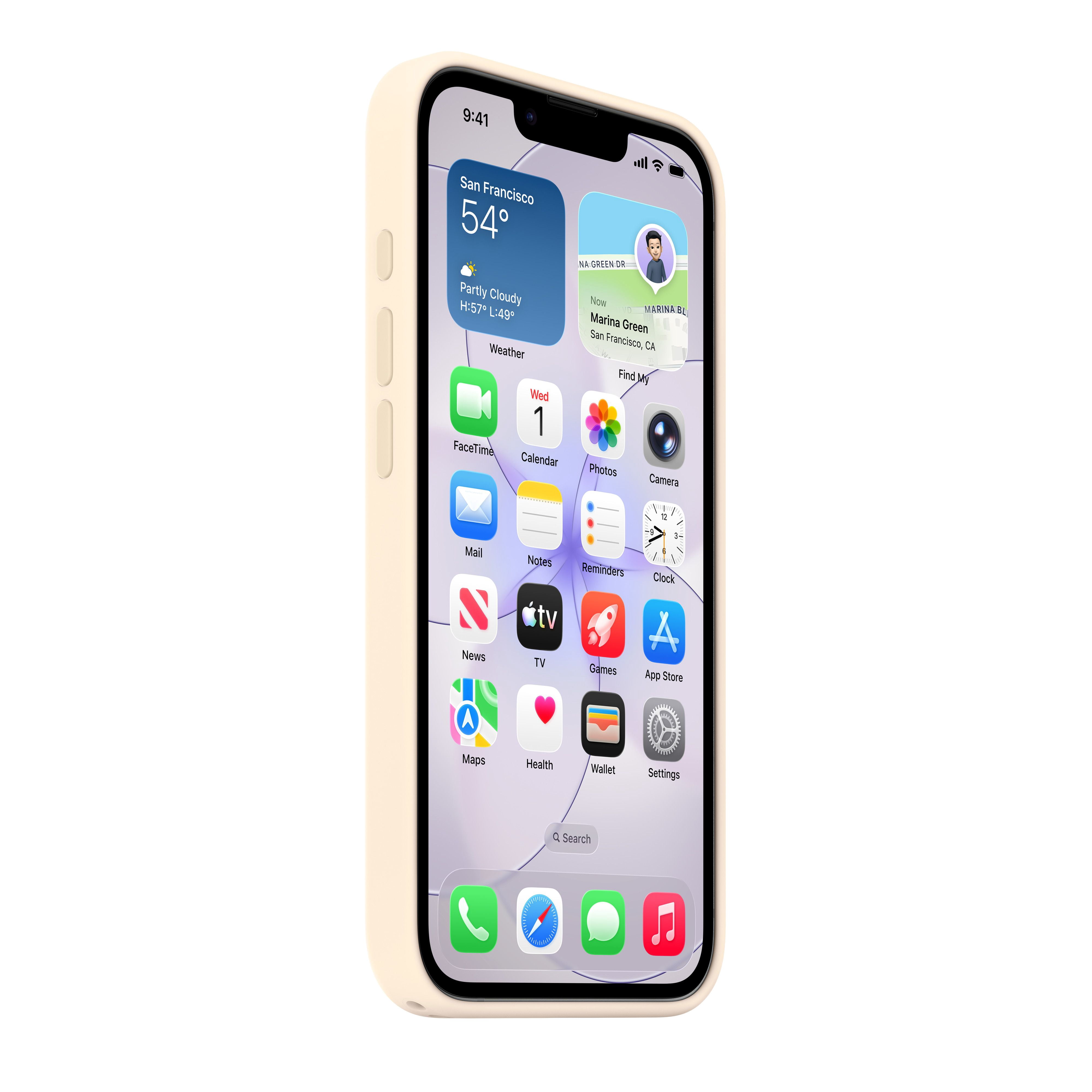 Apple iPhone 17e Silicone Case with MagSafe – Vanilla