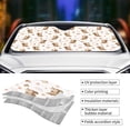 thumbnail image 4 of Kdxio Fall Squirrel Print Front Windshield Sun Shade,Folding Auto Sunshade for Car Truck SUV-Small, 4 of 7