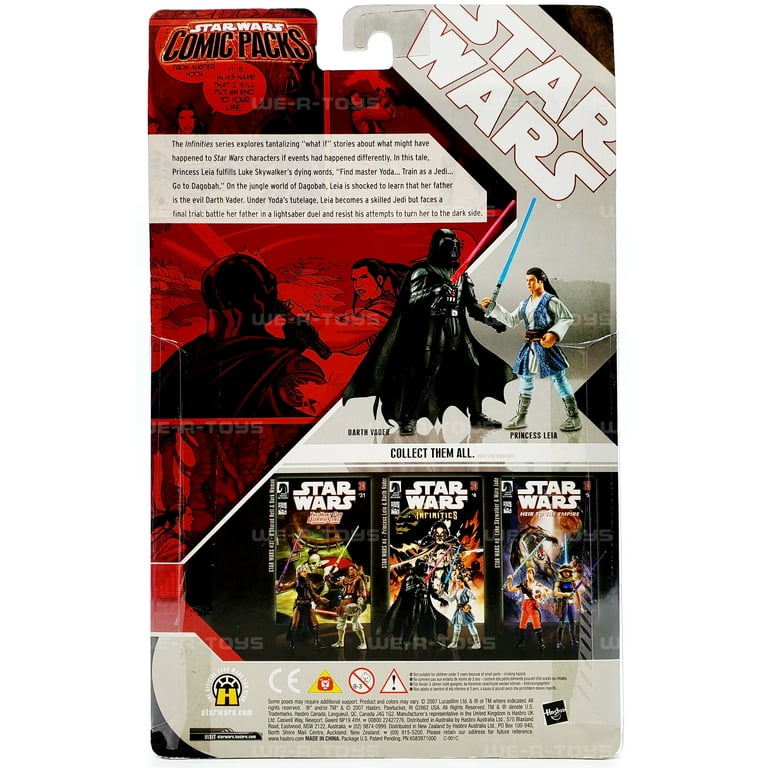 Star Wars Comic Packs 2007 Darth Vader & Princess Leia Action Figure 2-Pack