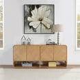 thumbnail image 4 of Maklaine Engineered Wood Mid-Century Natural Sideboard/Buffet, 4 of 12