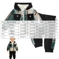 thumbnail image 4 of Ulanda Infant Baby Boy Fall Winter Clothes Outfits Hooded Long Sweatshirt Pants Set Toddler Clothes 6 12 18 24 Months 2T (Green, 18-24 Months), 4 of 9