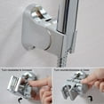 thumbnail image 4 of Shower Bracket for Handheld Shower Head, Height Adjustable Holder - Large Angle Adjustable To Meet Any Space Bathroom, 4 of 9