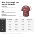 thumbnail image 7 of Naloa Dragons2 Men's Loose Fit Cuban Collar Short-Sleeve Shirt with Button-down and Chest Pocket for Everyday Wear Outings - Small, 7 of 7