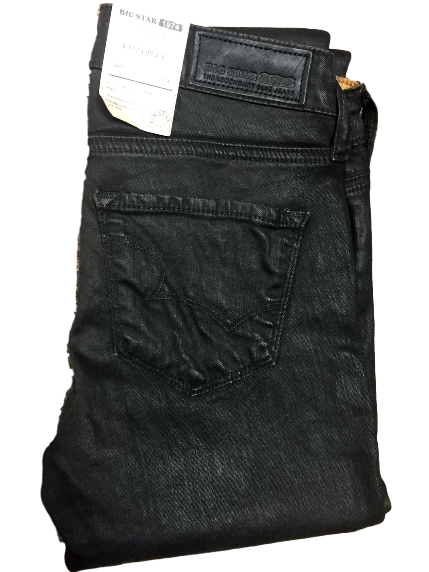 Big Star-Alex Mid Rise Skinny, Black 