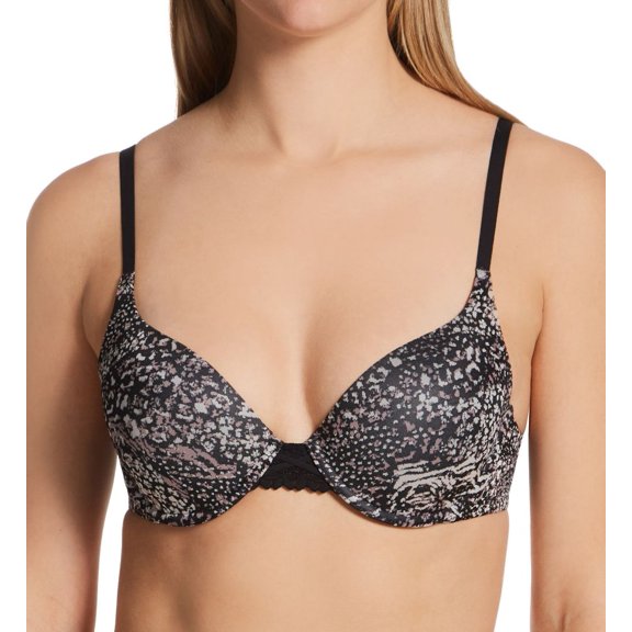 Women's Maidenform DM0066 Love the Lift DreamWire Push Up Bra (WIld Camo Black 32C)