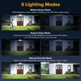 thumbnail image 4 of Luz LED de seguridad LUTEC 80W 9000LM con sensor de movimiento IP65, 4 of 8