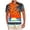 Orange, variant on Men's Tropical Print Aloha Shirts – Short Sleeve Button-Front Hawaiian Tops Beach Vacation Summer Casual Wear Men'S Hawaiian Shirts