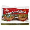 Brownberry Sandwich Thins 100% Whole Wheat Flax & Fiber Rolls, 12 oz