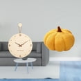 thumbnail image 2 of Reloj de pared,Reloj de pared decorativo para sala de estar,silencioso,Almohadas de calabaza de Halloween,Almohadas de calabaza de Halloween Decoración del hogar Suave,Cojines de calabaza para, 2 of 8