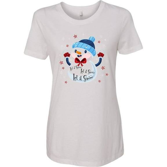 Inktastic Holiday Snowman Women's T-Shirt