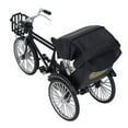 thumbnail image 3 of Modèle de Rickshaw à 3 Roues, Modèle de Rickshaw Style Mignon pour Bar Noir,Vert, 3 of 8