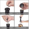 thumbnail image 3 of Professional Chef Pepper Grinder 8 Inch Wooden Salt And Pepper Grinder, 3 of 5