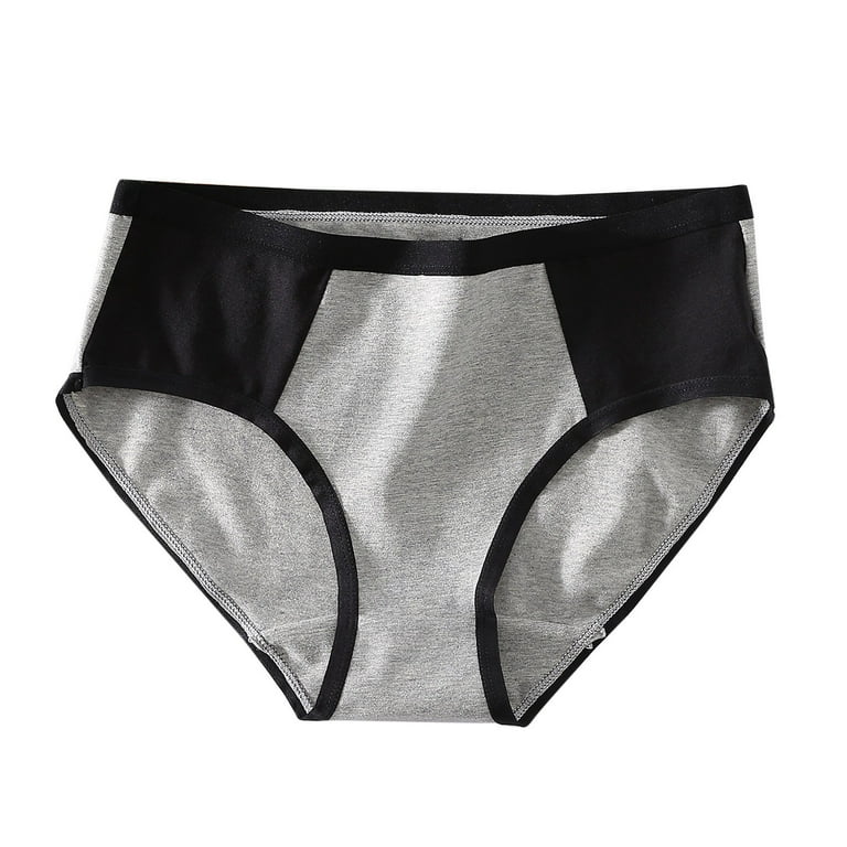 Rovga Underpants 1 Piece Underpants Patchwork Color Underwear Panties  Bikini Solid Womens Briefs Knickers Breathable Women Underwear