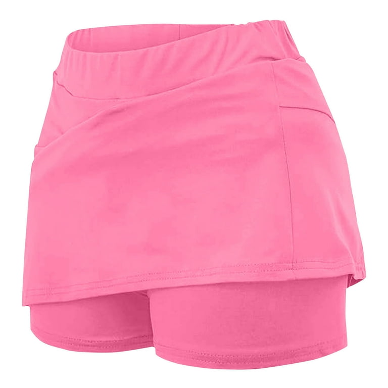 Feancey Workout Gym Skorts for Women Tummy Control Tennis Skirts - Main Image
