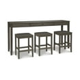 thumbnail image 2 of Signature Design by Ashley Caitbrook Counter Height Dining Table and 3 Bar Stools Set, Gray, 2 of 7