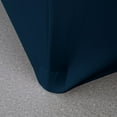 thumbnail image 5 of Gowinex Navy Blue 5 ft. 60 inch Round Spandex Tablecloth Fitted Table Cover, 5 of 7