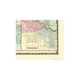 thumbnail image 2 of Historic City Map - Joliet Peru Freeport Illinois - Warner 1870 - Vintage Wall Art, 2 of 4