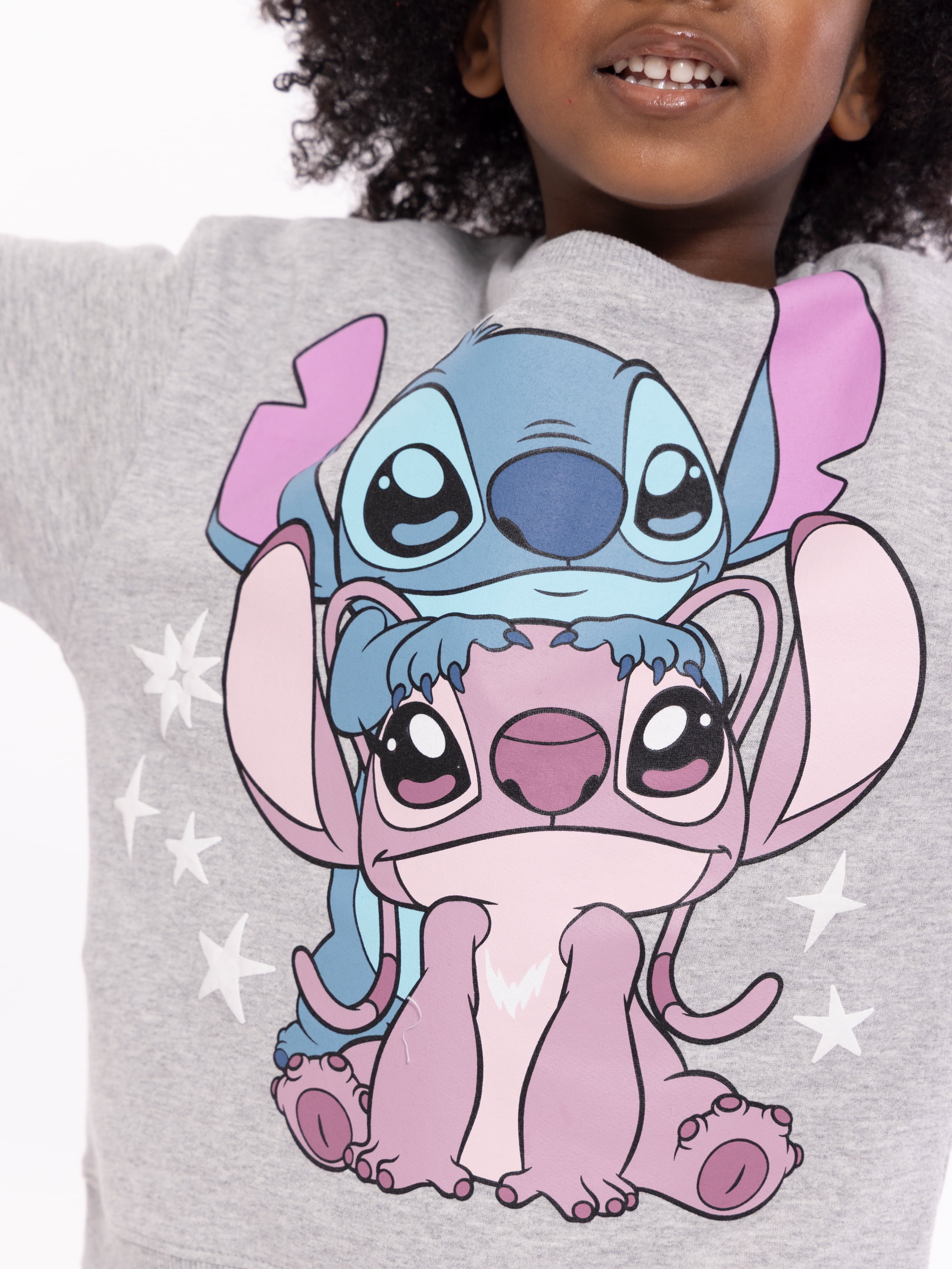 Stitch Toddler Girls Graphic Crewneck Sweatshirt and Flare Leggings Set, 2 Piece, Sizes 12M-5T