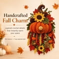thumbnail image 7 of DIY Seasonal 3D Crochet Door Hanger Kit Collection,Easy Beginners Craft Kits for Adults,Halloween Christmas Holiday Decoration Handmade Ornament Gift Set,Spiral Decor(#06), 7 of 7