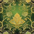 thumbnail image 6 of HAOXIT Mandala Tablecloth, Frame Lotus Shade Hearts and Dots, Round Table Cover for Dining Room Kitchen Decor, 6 of 8