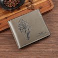 thumbnail image 1 of Tonnylam Cartera de cuero suave de PU para hombre con ranuras para múltiples tarjetas Cartera cruzada de negocios de moda, 1 of 8