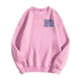 thumbnail image 5 of Women's Hoodless Sweatshirt Women Fashion Print Crewneck Loose Casual Long Sleeve Pullover Tops, 5 of 7