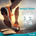 thumbnail image 6 of Shoolex ArchFlex Pro 2-in-1 Arch Support and Height Increase Insoles, Adjustable Heel Lift up to 1 inch, Plantar Fasciitis, Flat Feet, Achilles Tendonitis, Men Women,Large, 6 of 6