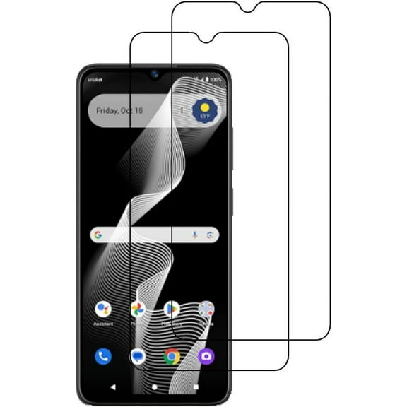 VIESUP 2Pack Screen Protector Compatible with Cricket Debut S3 Tempered Glass 9H Hardness, Anti Scratch, Bubble Free, Easy to Install HD Clear Protective Glass