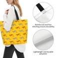 thumbnail image 3 of Fotbe Leopard Print Bolsa Tote Estética de Lona con Estampado para Mujer - Bolsa Reutilizable de Hombro Casual para Vacaciones, Compras, Trabajo y Gimnasio, 3 of 8