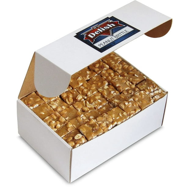Gourmet Peanut Brittle by It's Delish, 6 LBS Bulk Box Old Fashion Style