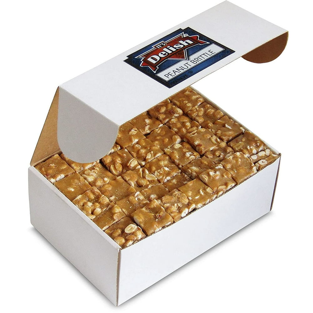 Gourmet Peanut Brittle by It's Delish, 6 LBS Bulk Box Old Fashion Style