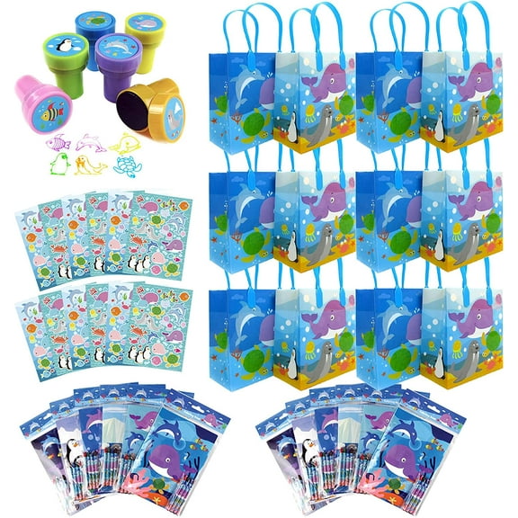 Sealife Birthday Party Favor Set of 60 Pcs