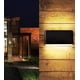 thumbnail image 4 of Aplique de pared exterior de aluminio, lámpara de pared impermeable, 6 W, 3000 K, luz cálida, luz de seguridad para porche, IP54 resistente al agua, iluminación exterior de arriba a abajo, color negro, 4 of 4