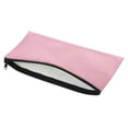thumbnail image 3 of Unique Bargains Waterproof Zipper Bag Leatherette Compact Bills Pencil Pouch Pink, 3 of 6