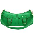 thumbnail image 1 of Bolso de mano para mujer, de gran capacidad, de PU, sencillo, para viajero, para mujer (verde), 1 of 4
