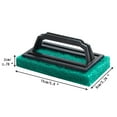 thumbnail image 3 of Under 10.00 Dollar Items Swimming Pools Cleaning ，Hand-Held Pool Scrub Brush Hand-Held Sponge Swimming，Sponges,Sponge Brush,Tile Scrub Brush for Cleaning Pool Walls & Tile of Cleaning., YCS-71, Blue, 3 of 6