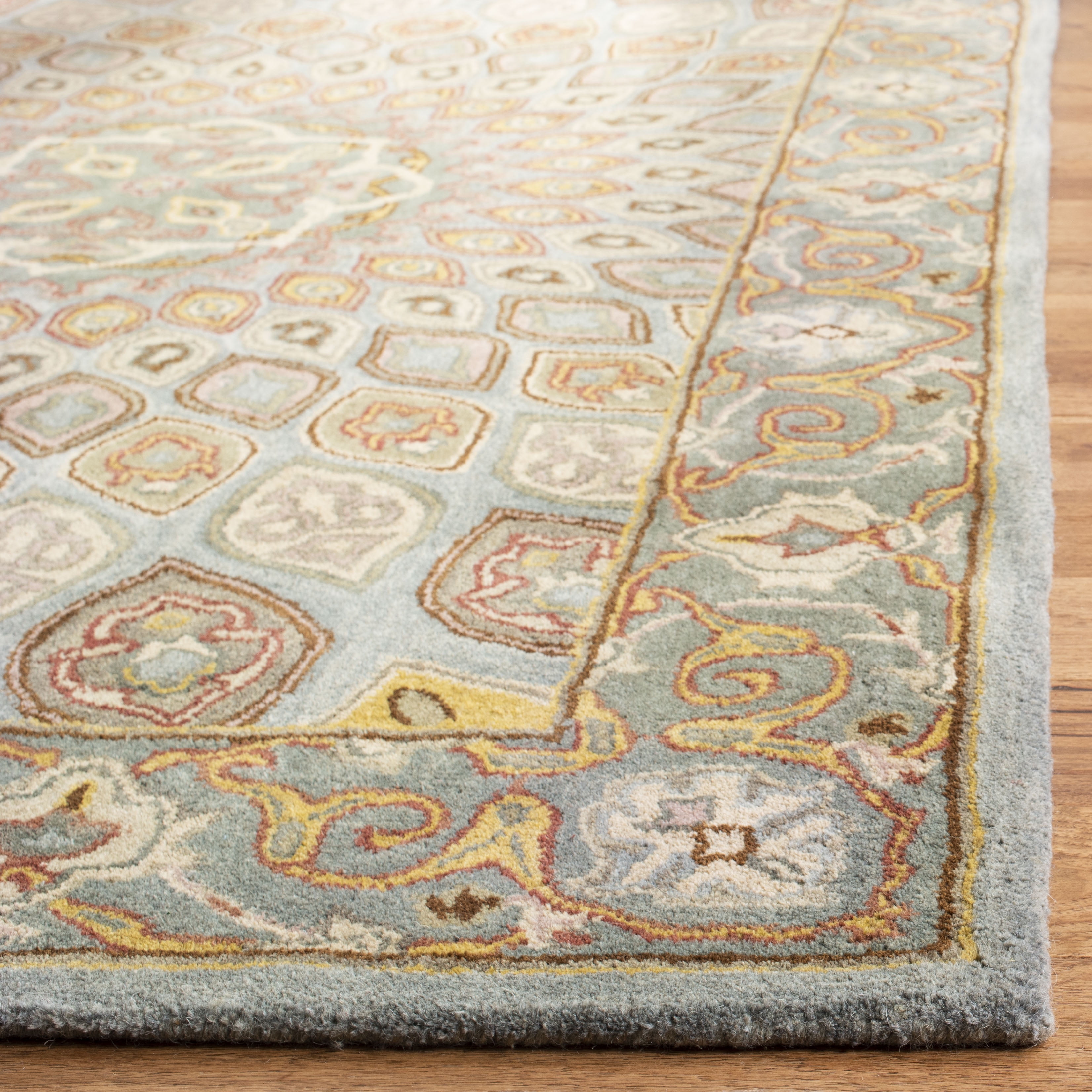 Safavieh Heritage Shevon Oriental Area Rug, Blue/Gray, 9'6" x 13'6"