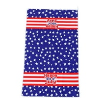 Darzheoy 4th of July Patriotic Kitchen Towels, 18x28 Inch American Flag Stars Dish Towels Cloth Tea Towel Red Blue Star Tea Towels, Independence Day Housewarming Gift
