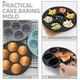 thumbnail image 2 of GOOHOCHY 3 moldes de silicona para muffins, moldes para cupcakes, 7 moldes redondos para muffins, molde antiadherente para hornear., 2 of 8