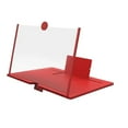 thumbnail image 2 of Phone Screen Amplifier 12 Inch Screen Magnifier for Smartphone HD Video Movie Magnifying Glass Stand with Foldable Pull-out Design for All Mobile Phones Red, 2 of 7