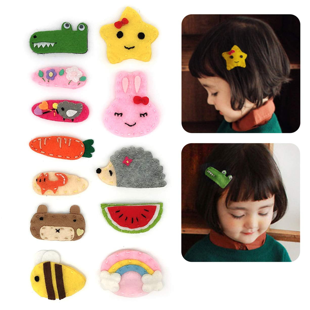 baby girl head clips